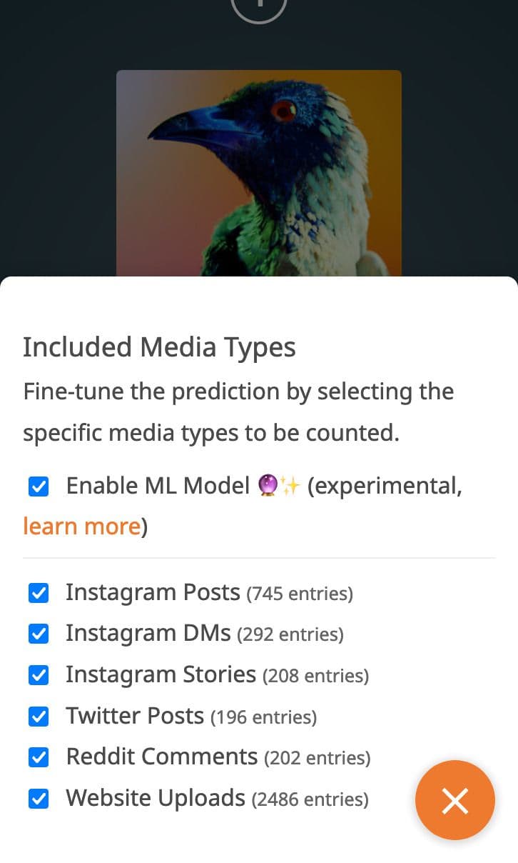 Uncheck the Enable ML Model option to opt out