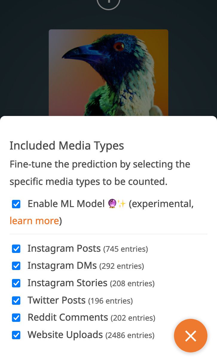 Uncheck the Enable ML Model option to opt out
